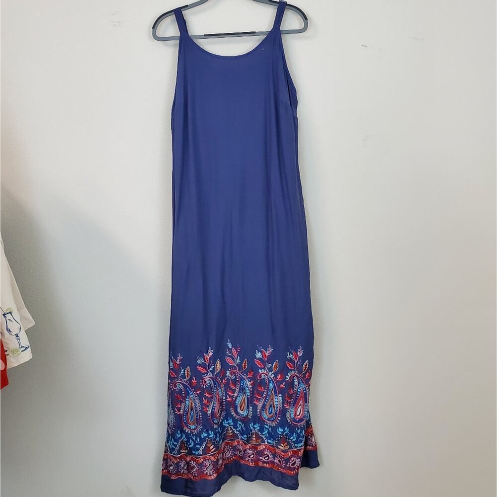 Ashley Stewart Embroidered Maxi sz 16